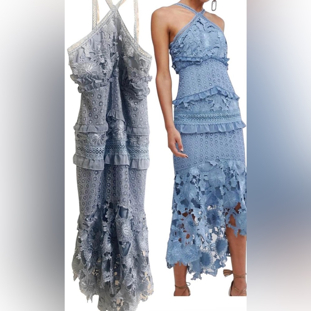 TRUE DECADENCE floral cut out midi dress